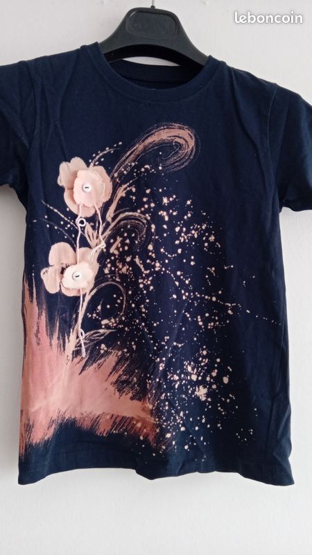Trendyol T- Shirt tricoté Basique Bleu Marine avec col en V, Femme