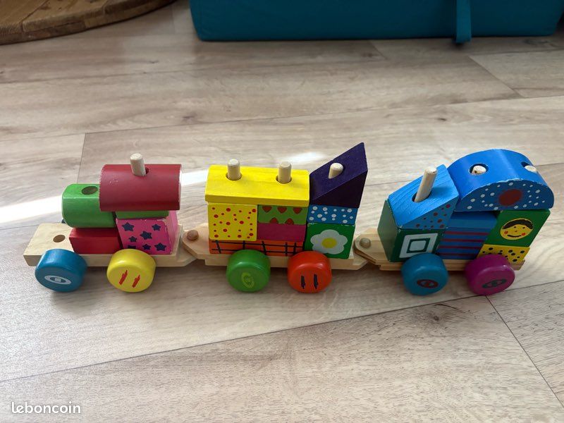 Train en bois bébé (image 2)