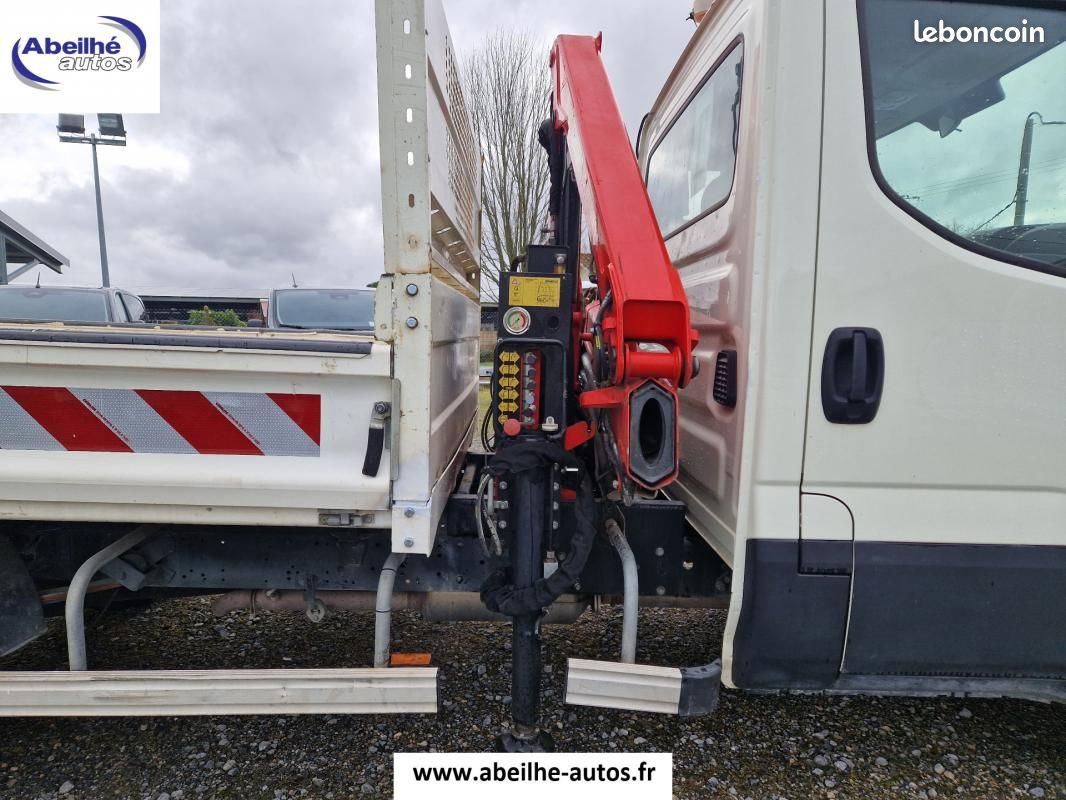 Iveco Daily CHASSIS CABINE 35C14 BENNE +GRUE (image 11)