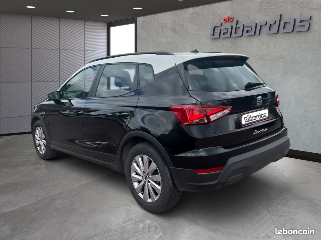 Seat Arona 1.0 TSI 115 BVM 6 STYLE EDITION SPECIAL PHASE 2 BI-TON NOIR METAL TOIT BLANC (image 5)