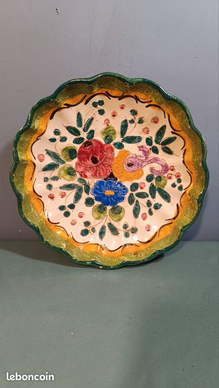 Assiette murale floral (image 1)