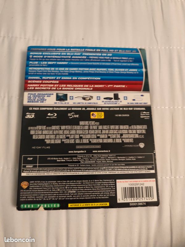 Collector Harry Potter blu ray 3 d (image 2)