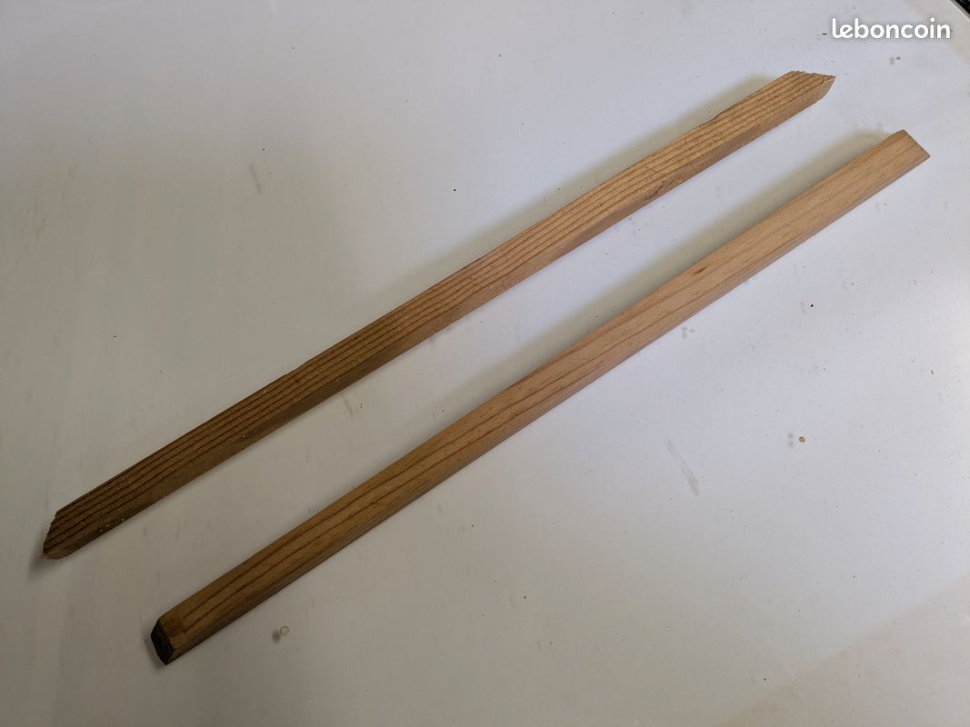 Tasseaux-supports en bois pour crémaillère d'étagère (image 2)