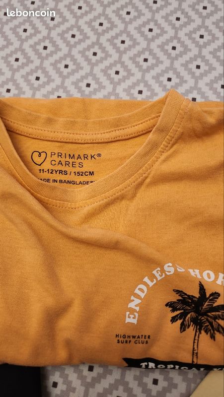 Tee-shirt 12 . 14ans garçon (image 3)