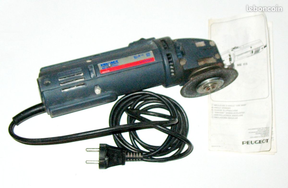 PEUGEOT – Meuleuse D’Angle ‘ Une Main ‘ ME 115 - TTBE (image 1)