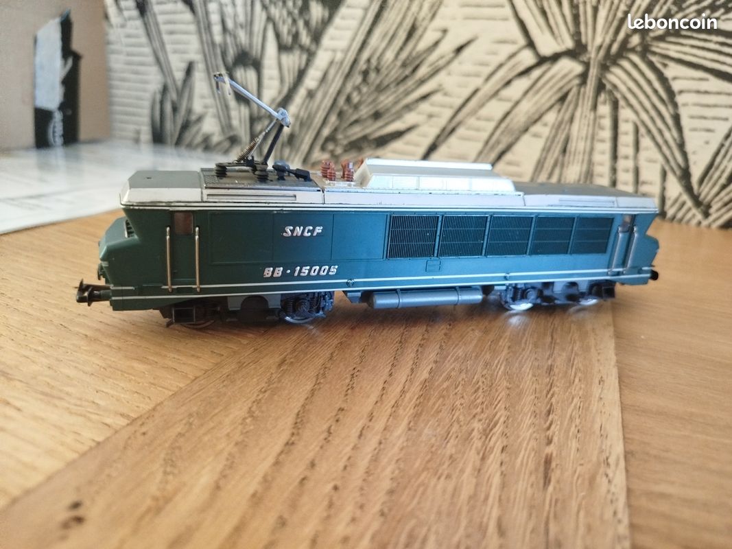 Caisse De Locomotive électrique Jouef CC 15005 - Occasion, Bon état Complet, Toit Gris