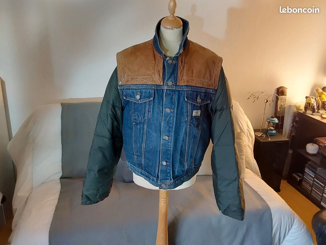 Doudoune Veste En Jean Chevignon Doudoune Veste En Jean/cuir