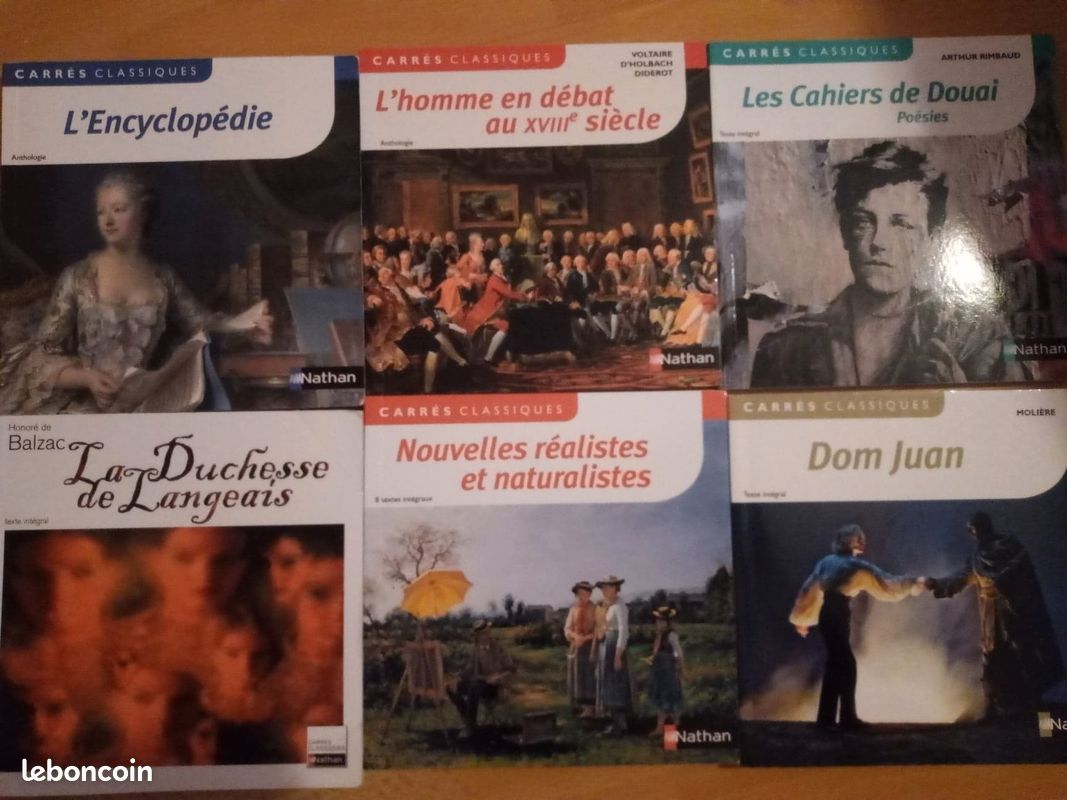 Lot de 6 livres carrés classiques (image 2)