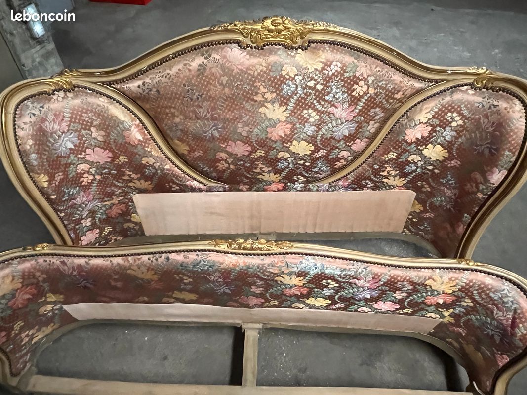 Lit corbeille style Louis XV (image 2)
