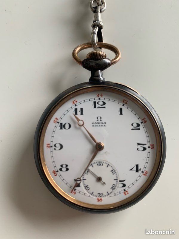 Montre à Gousset Vintage Mécanique - Occasion - Fonctionne Parfaitement - Style Rétro Pour Homme