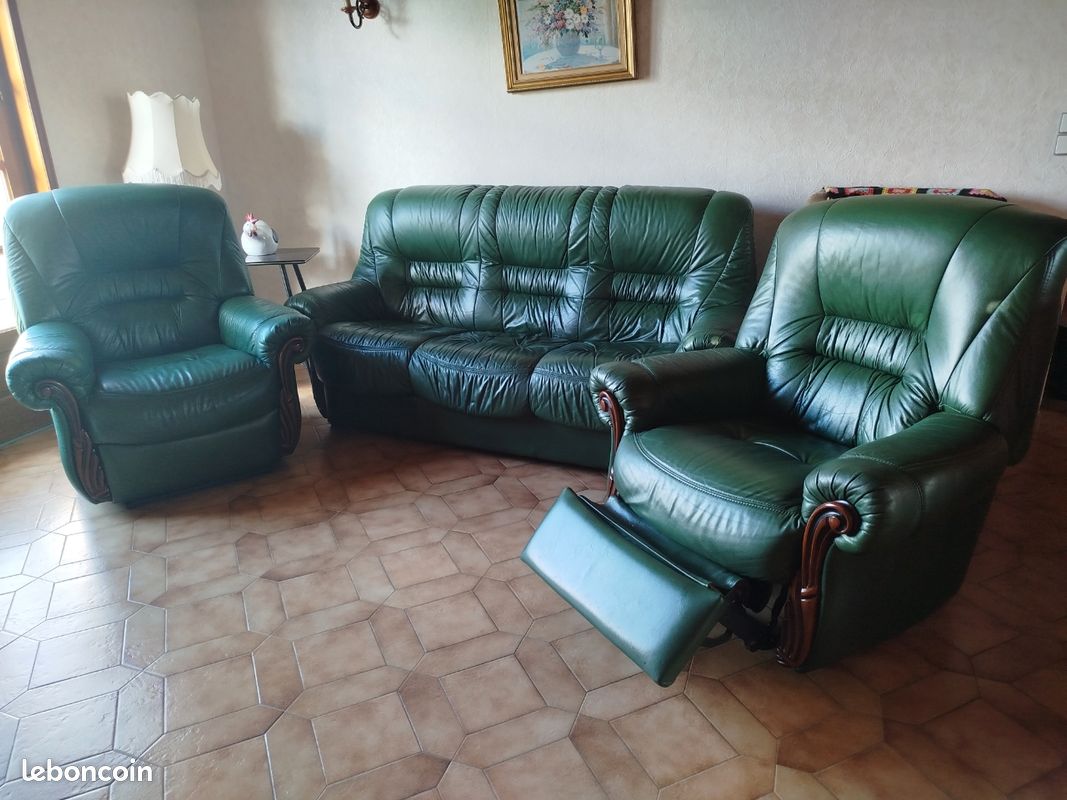 Salon en cuir (image 1)