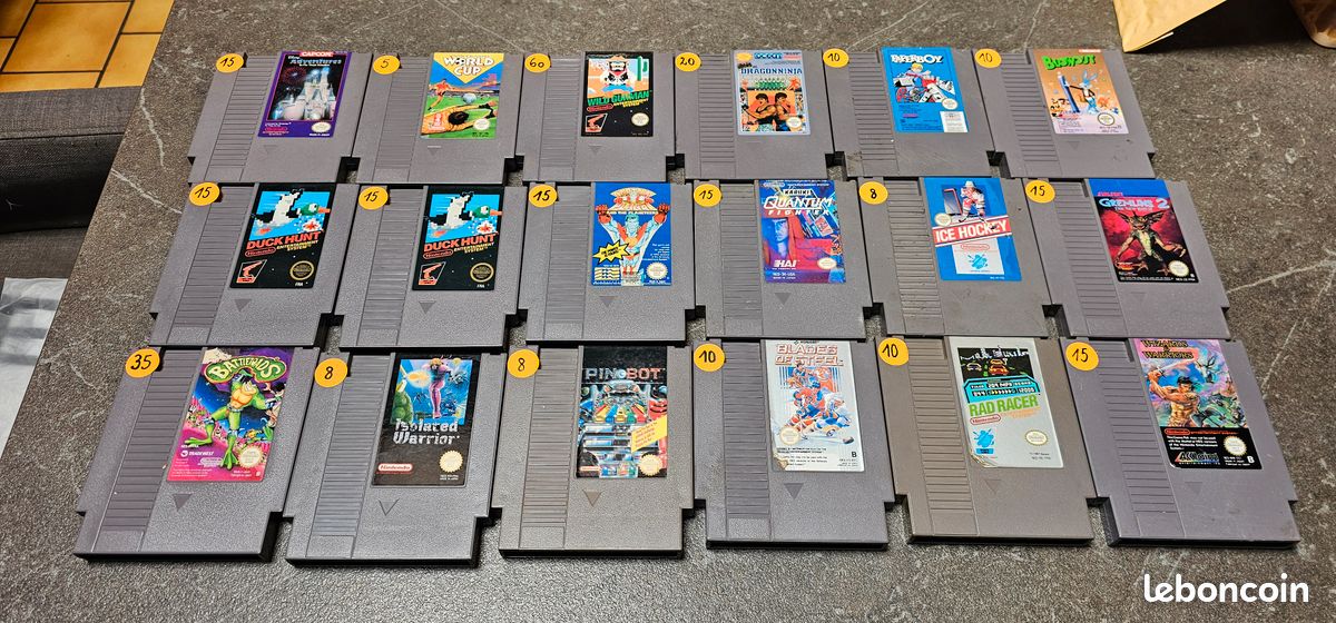 Collection jeux Nintendo NES (image 1)