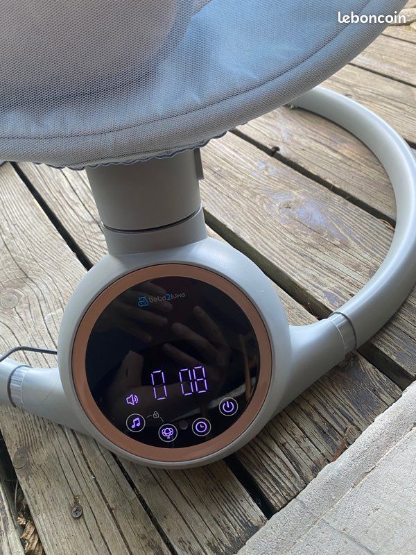 Balancelle électrique ALPHA Bébé2Luxe en très bon état (image 11)