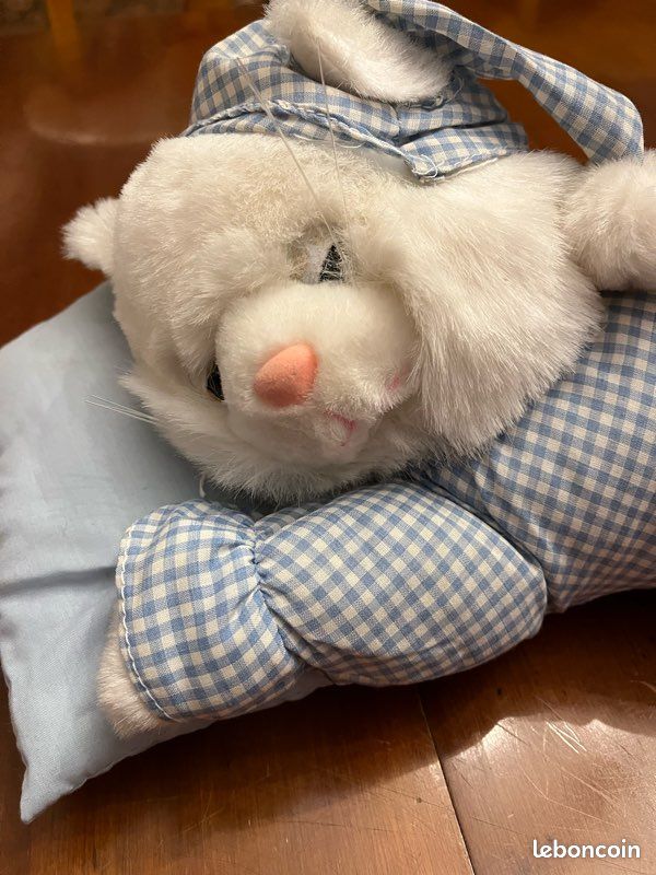 Peluche chat qui soupire et ronfle Jeux Jouets