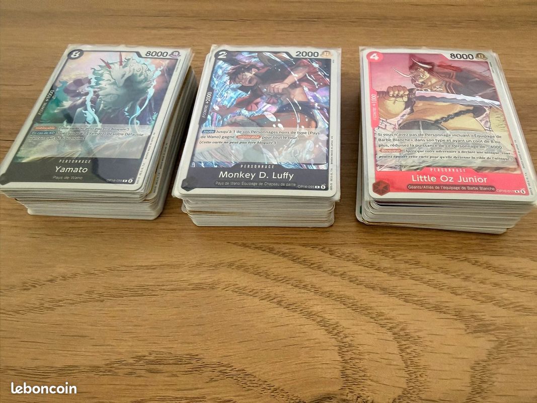 Lot de 169 cartes One Piece Card Game OP-16 FR (image 5)