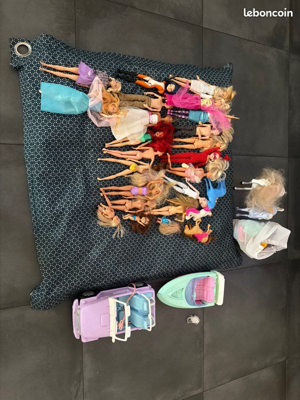 Ensemble Barbie (bateau et pickup) (image 1)