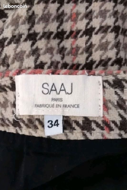 Mini jupe marron - Saaj (image 5)