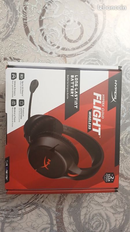 Comparer les prix : HyperX HX-HSCF-BK Cloud Flight - Casque Gaming sans