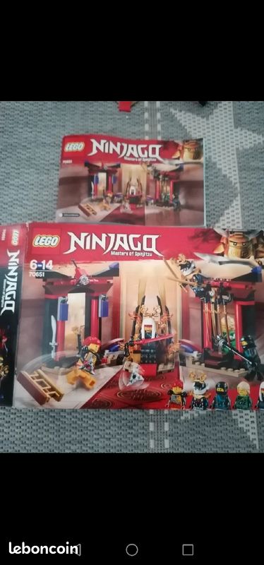 Lego Ninjago Set 70651 NEW Lego Ninjago THRONE ROOM SHOWDOWN Set