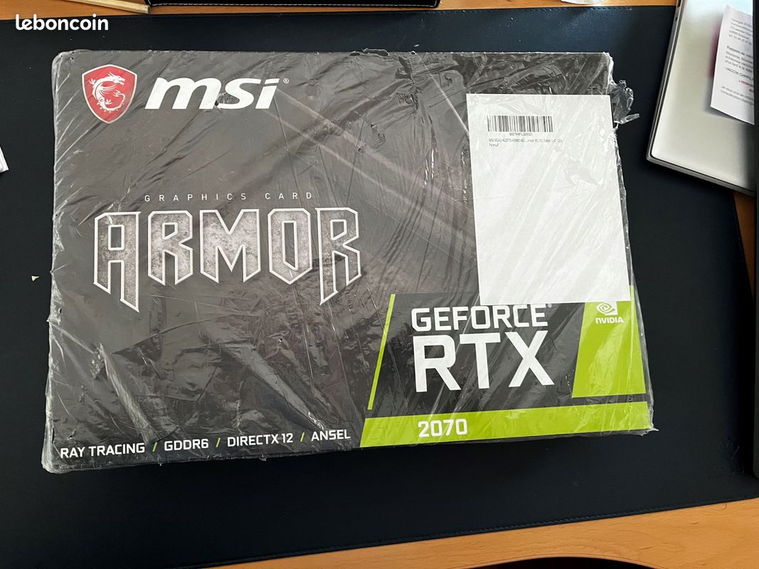 Geforce RTX 2070 MSI ARMOR 250 Accessoires informatique