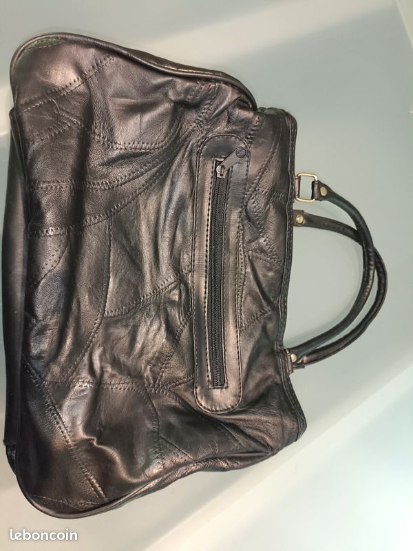 Sac à main cuir et pvc (image 3)
