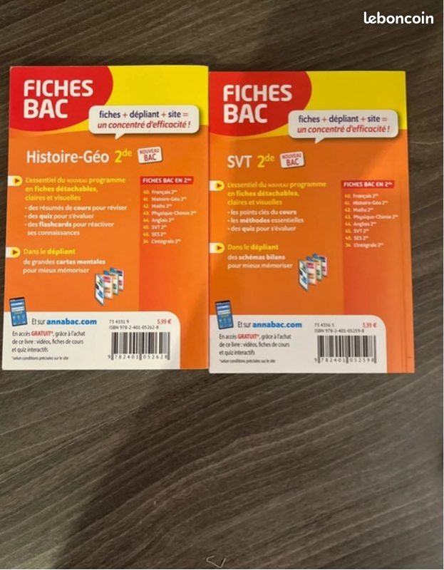 Fiches histoire géo et svt 2de (image 2)