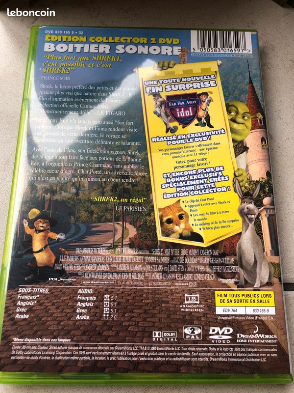 DVD Shrek 2 Édition Collector 2 DVD (image 5)