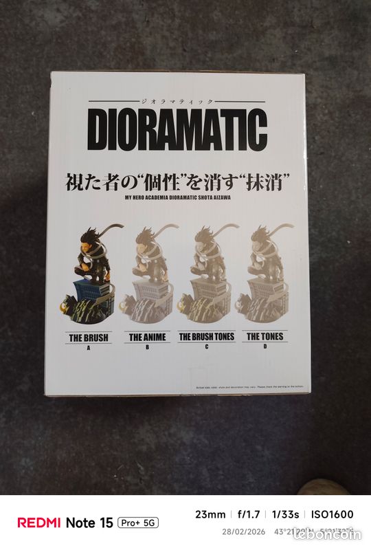 Figurine MHA DIORAMATIC Shota the brush A (image 3)