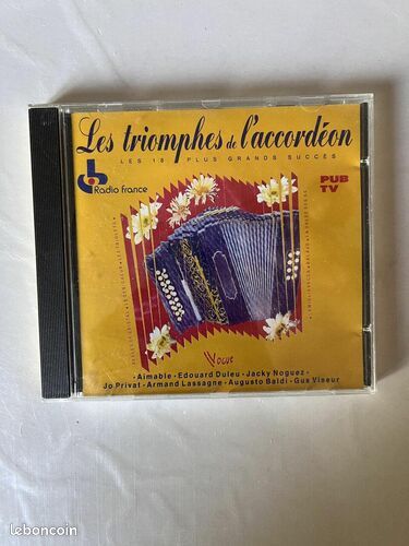 [CD audio] Les triomphes de l'accordéon - Les 18 plus grands succès CD - Bon état (image 1)