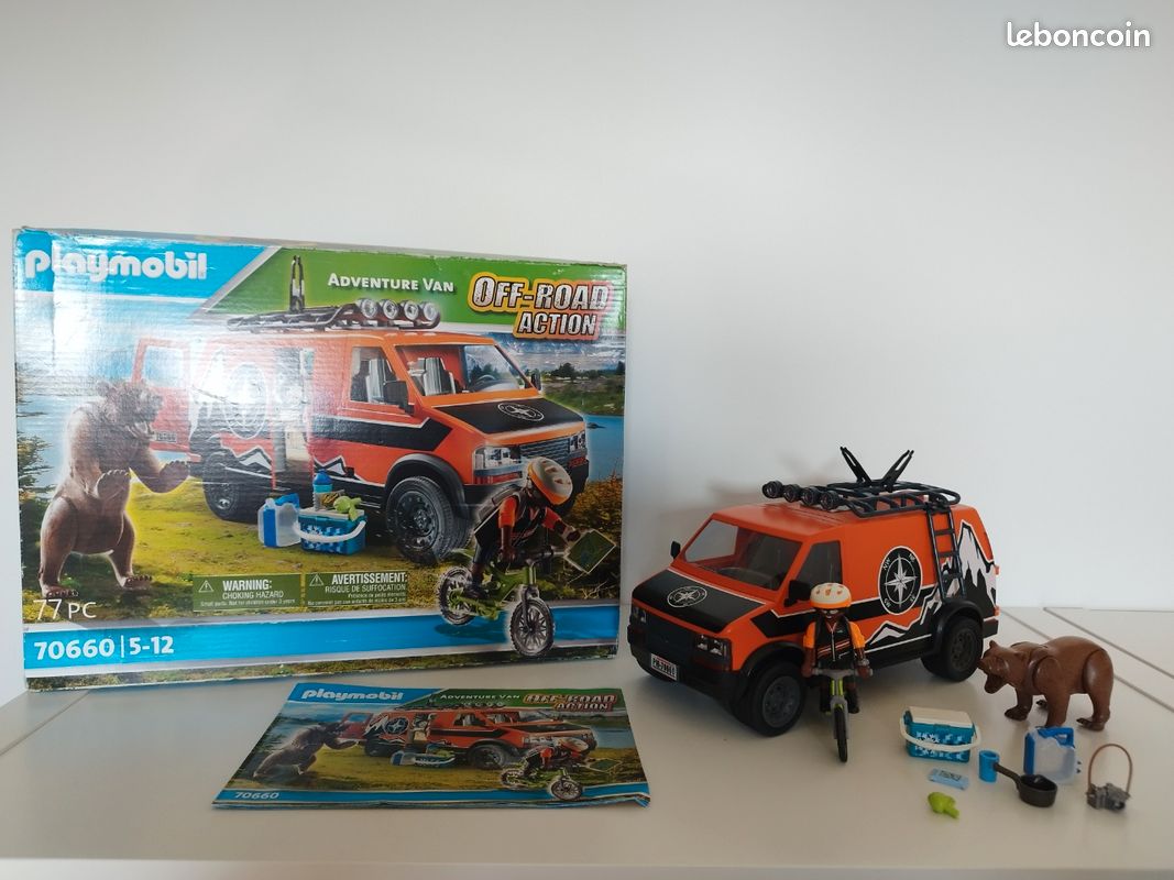 Playmobil 70660 adventure van off road action Jeux Jouets