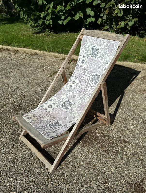 Transat / Chilienne / Chaise longue bois maison du monde (image 2)