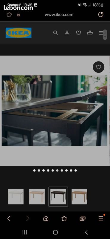 Vend table de salle à manger + 4 chaises (image 3)