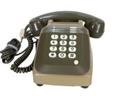 Ancien Téléphone Fixe Socotel S63 Cadran Rond Année 80 Vintage