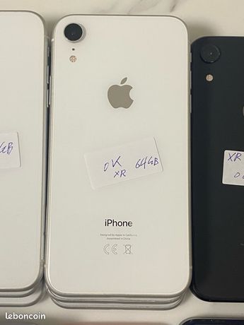 IPhone XR 64 Go Blanc - Pour Pièces Détachées Ou Réparation - Débloqué