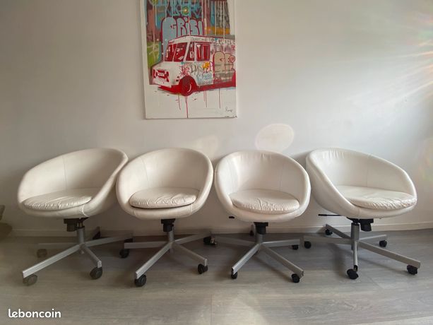 FAUTEUIL RELAX BLANC ADELO DESIGN