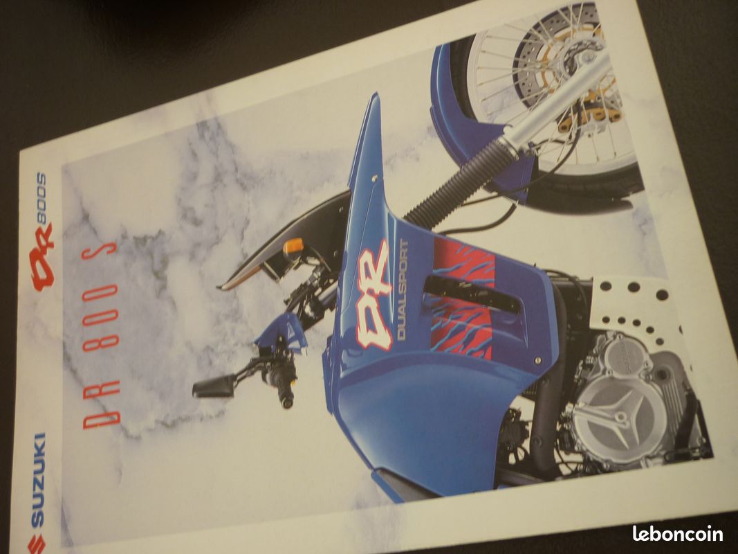 Prospectus SUZUKI DR 800 S de 1993 à 18 euros (image 1)