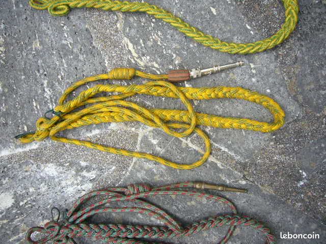 Militaria Indochine Algérie - 4 fourragères (image 3)
