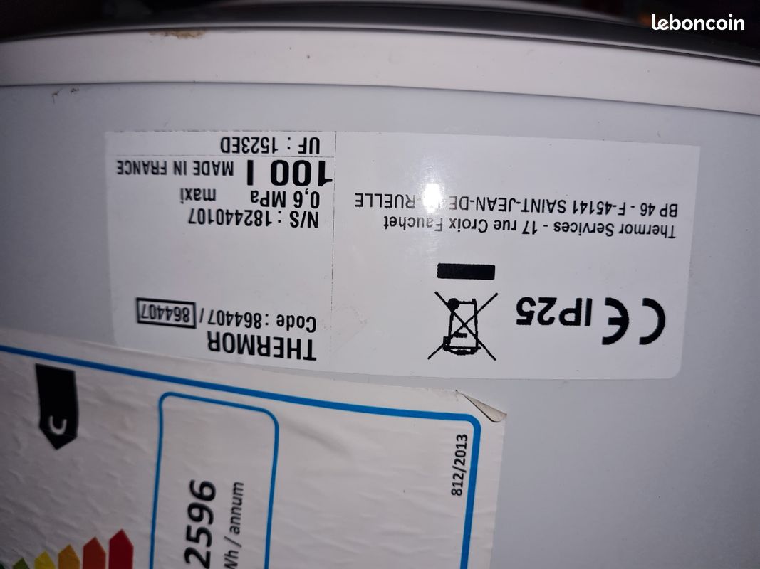 Preparateur ecs thermor 100l (image 2)