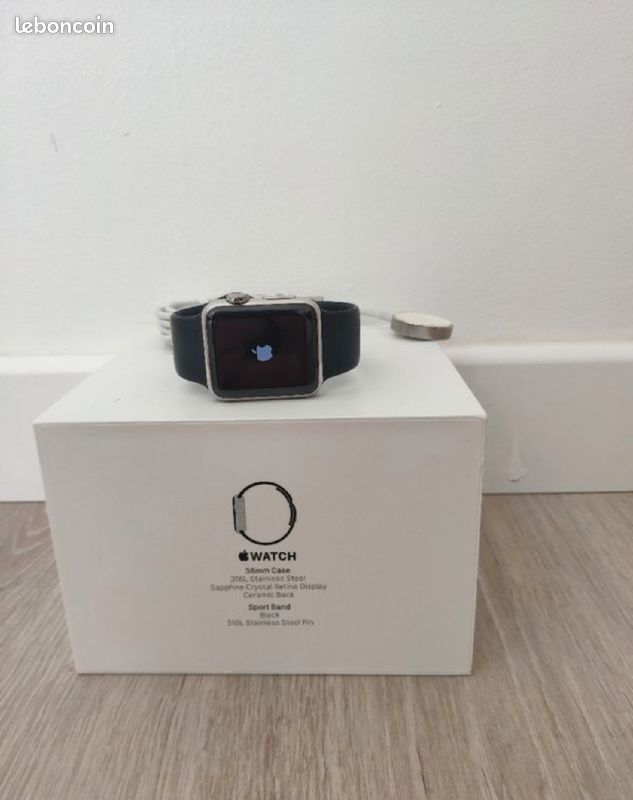 Apple Watch 38mm Sapphire Crystal Ceramique Montres Bijoux
