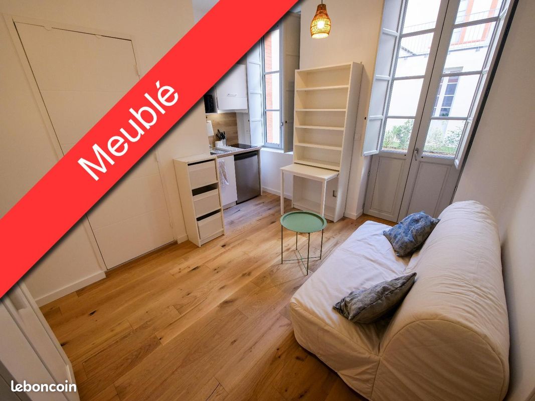 Appartement 1 pièce 17 m² · à Toulouse · 17 m² · 599 €/mois