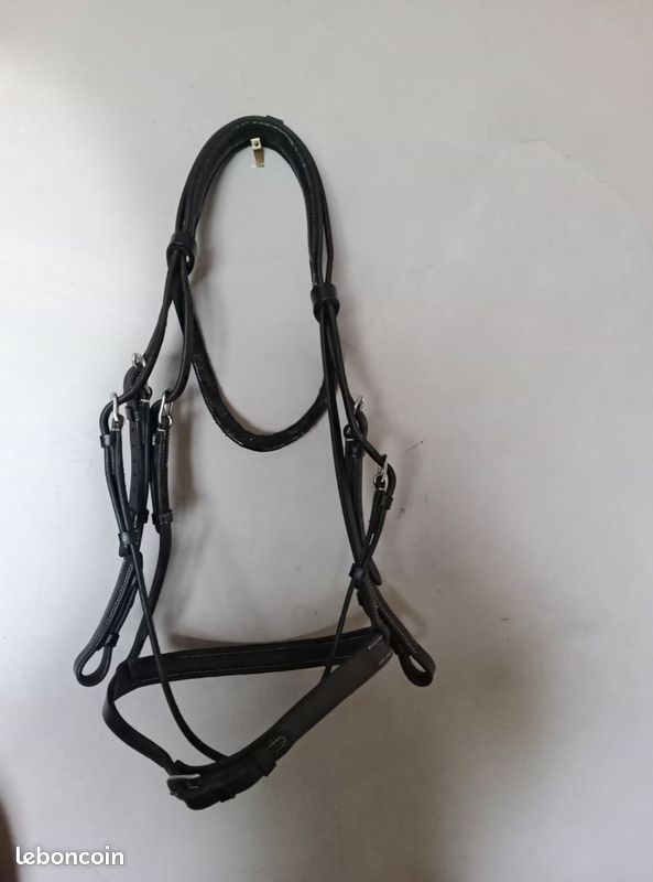 Kerbl Bridon Cancun Noir – Taille Cob, Avec Fourrure Synthétique Douce Et Rênes