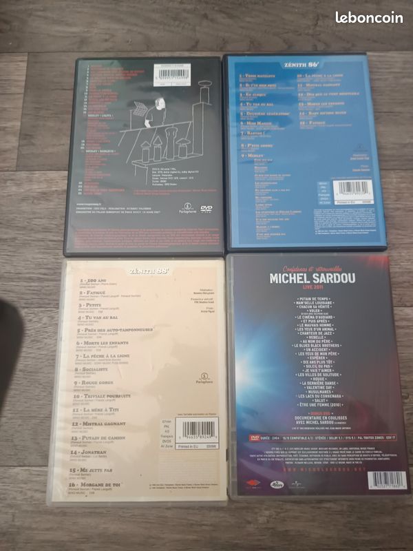 DVD musique chanteur divers (image 4)
