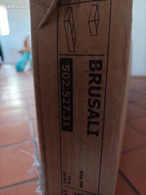 Tiroir de lit Ikea brusali blanc (image 1)