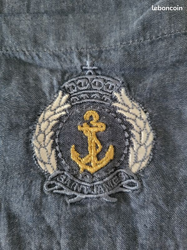 Chemise manches longues - SAINT-JAMES - Taille 48 - NEUVE (image 4)