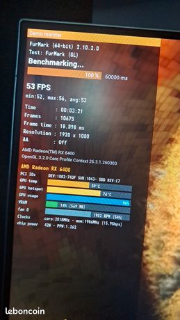 ASUS Phoenix AMD Radeon RX 6400 – 4 Go GDDR6 7