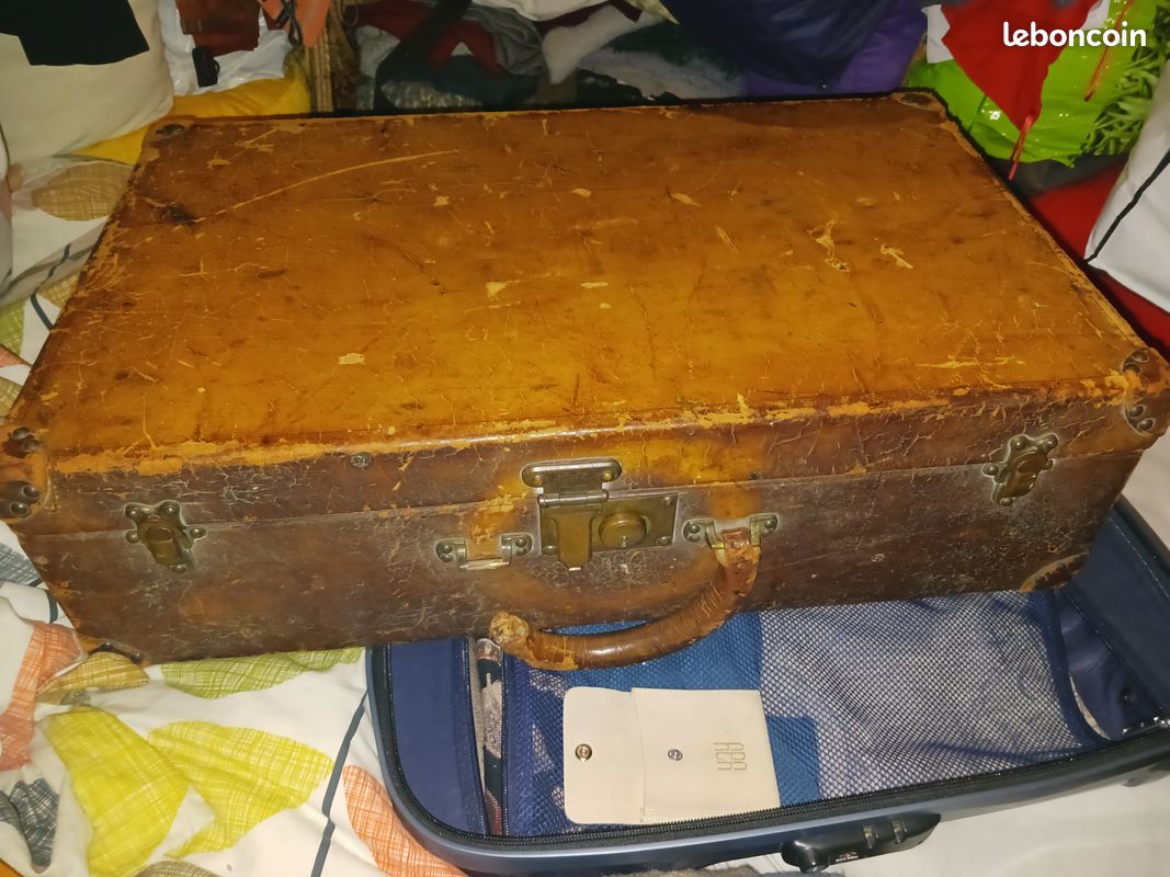 Malle valise cuir Louis Vuitton (image 1)