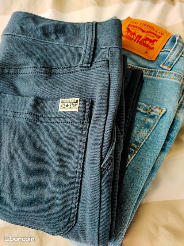 Lot 2 pantalons 10 ans (image 1)