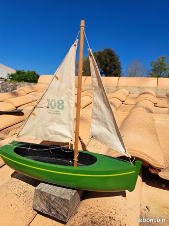 Vintage toys floating boat jouet bateau bassin Remorqueur