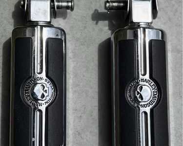 Repose-pieds Inclinés Réglables Hokuotolite Pour Harley Davidson - 3.2cm, Court, Pour Touring, Sportster, Softail