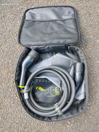 Rosaking Cable Recharge Voiture Electrique 22kW,Type 2 5M Câble de Recharge EV avec 3 Phases et